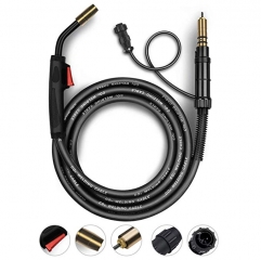 MIG Welding Gun, M-15 MIG Gun Replacment for Miller #169591 Connector 12FT, 150A.030''-.035''